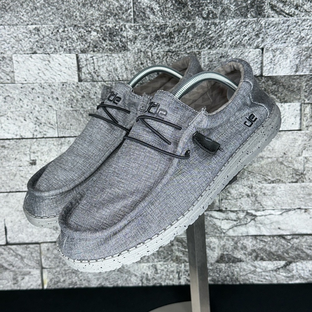 Hey Dude Shoes Wally L Stretch Steel - MNS11 - Picture 3 of 10
